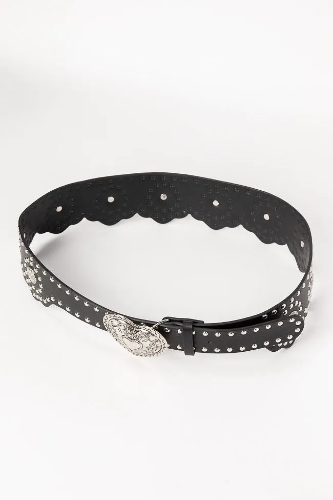 Heart Black Waist Belt sold by Pink Lily product image thumbnail 3