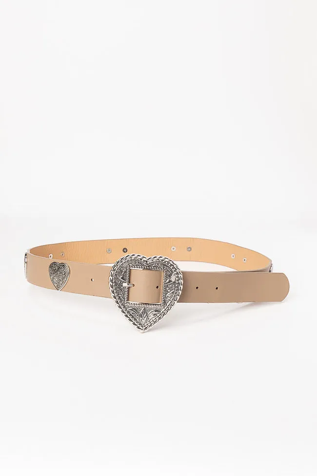 Heart Tan Waist Belt sold by Pink Lily product image thumbnail 3