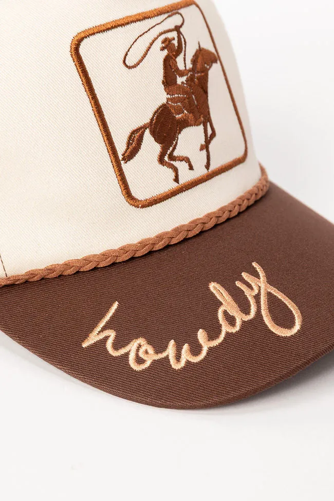 Cowboy Brown Two Tone Baseball Hat sold by Pink Lily product image thumbnail 2