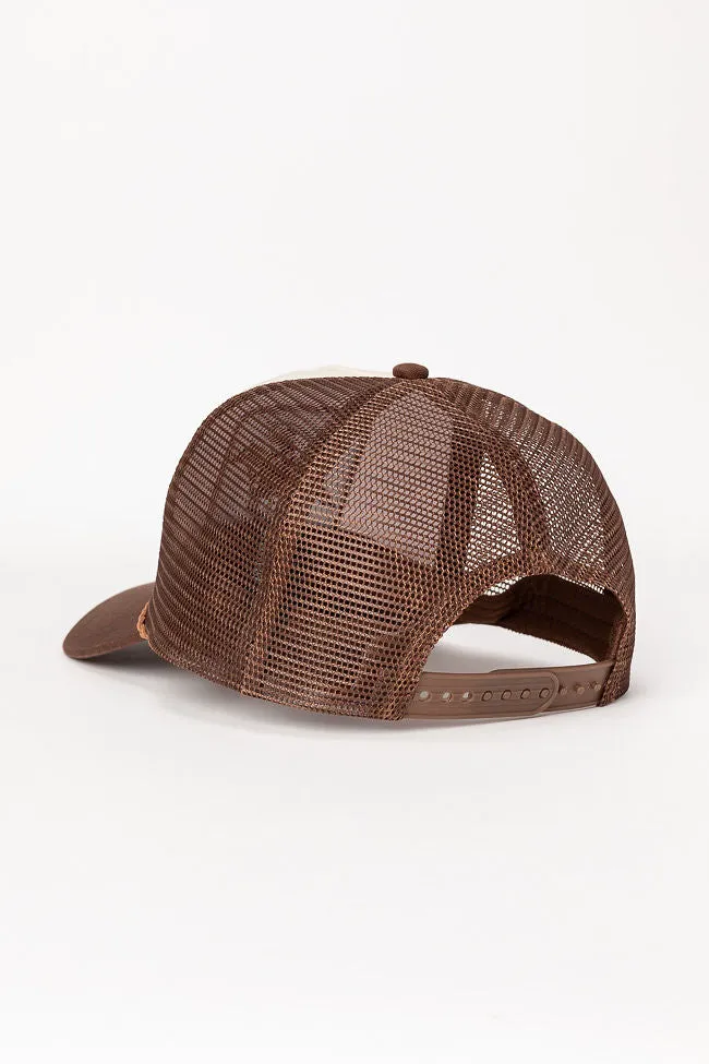 Cowboy Brown Two Tone Baseball Hat sold by Pink Lily product image thumbnail 5