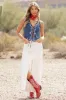Soundwaves White Denim Midi Skirt SALE sold by Pink Lily