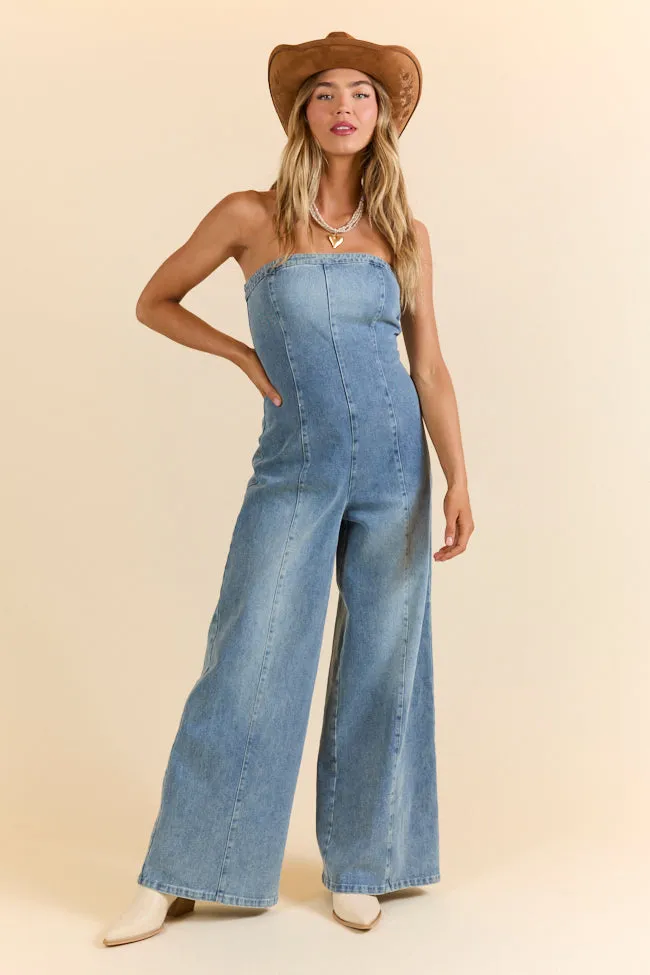 Nashville Nights Corset Denim Jumpsuit FINAL SALE sold by Pink Lily product image thumbnail 4