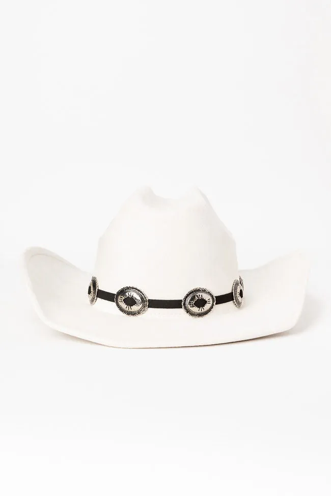 Concho Cream Cowboy Hat SALE sold by Pink Lily product image thumbnail 4