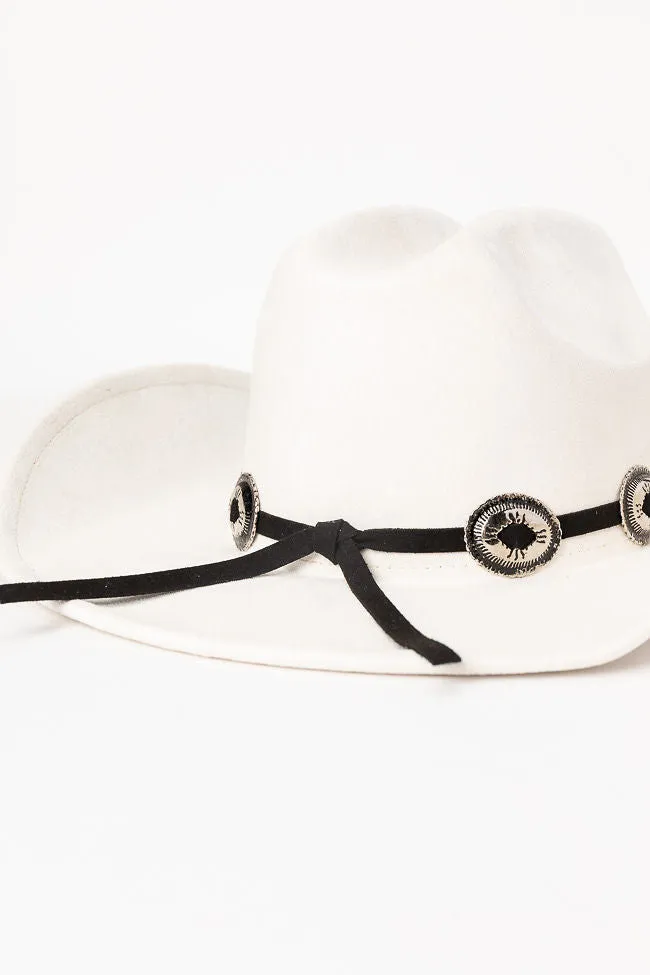 Concho Cream Cowboy Hat SALE sold by Pink Lily product image thumbnail 5
