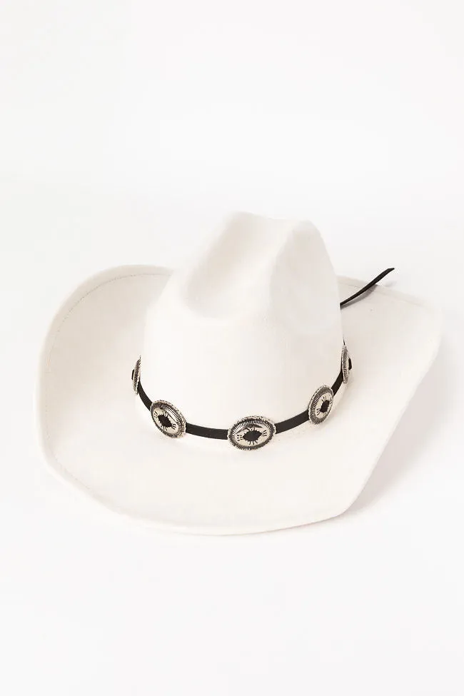 Concho Cream Cowboy Hat SALE sold by Pink Lily product image thumbnail 3