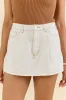 Reverb Radiance White Denim Skort SALE sold by Pink Lily
