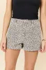 Wild About You Leopard Denim Shorts sold by Pink Lily