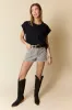 Wild About You Leopard Denim Shorts sold by Pink Lily