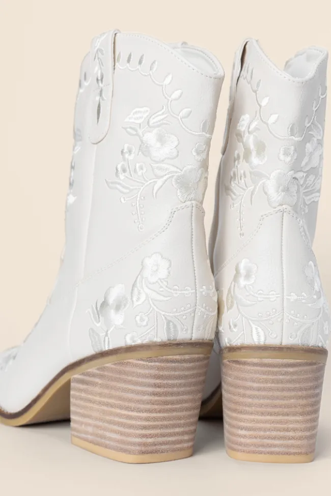 Calico Ivory Floral Booties SALE sold by Pink Lily product image thumbnail 2