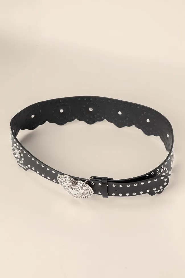 Black Heart Buckle Belt sold by Pink Lily product image thumbnail 3