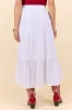 Be Yourself White Drawstring Eyelet Skirt FINAL SALE sold by Pink Lily
