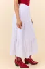 Be Yourself White Drawstring Eyelet Skirt FINAL SALE sold by Pink Lily