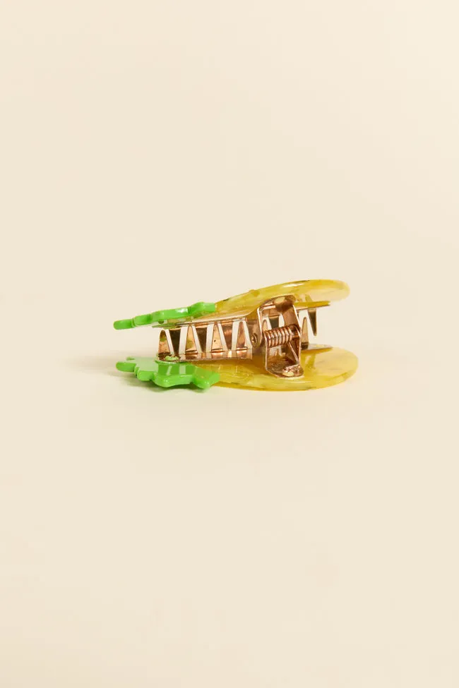 Yellow Pineapple Claw Clip FINAL SALE sold by Pink Lily product image thumbnail 4