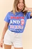 Boats And Beers Blue Graphic Tee SALE sold by Pink Lily