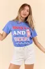 Boats And Beers Blue Graphic Tee SALE sold by Pink Lily