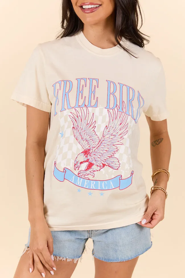 Free Bird Ivory Graphic Tee sold by Pink Lily product image thumbnail 2
