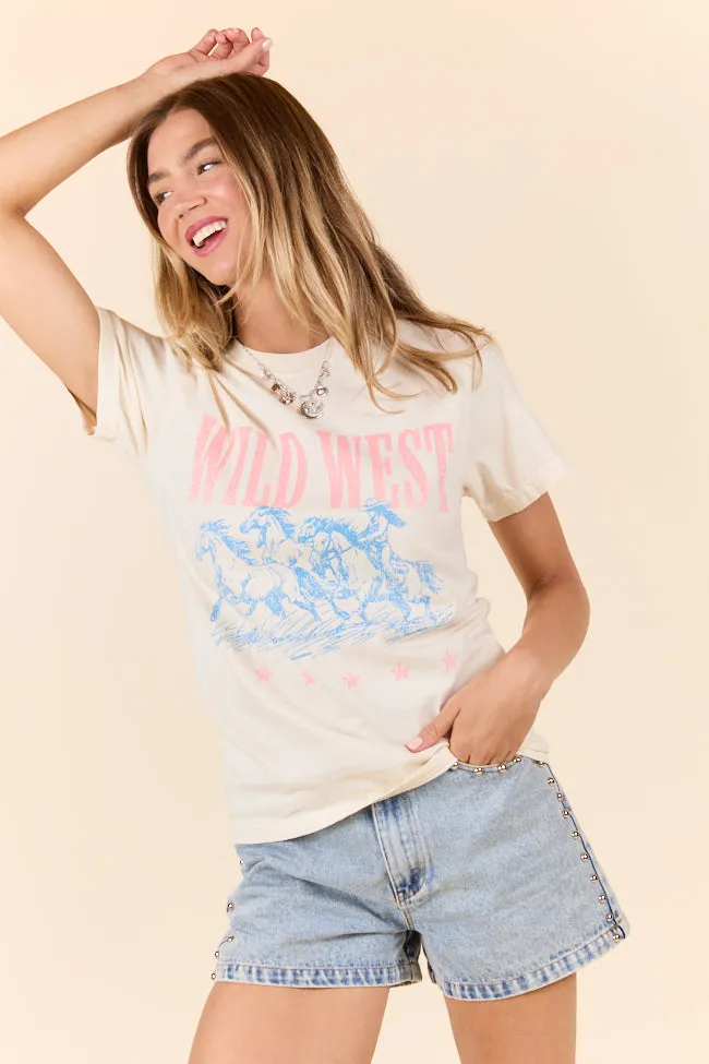 Wild West Ivory Graphic Tee sold by Pink Lily