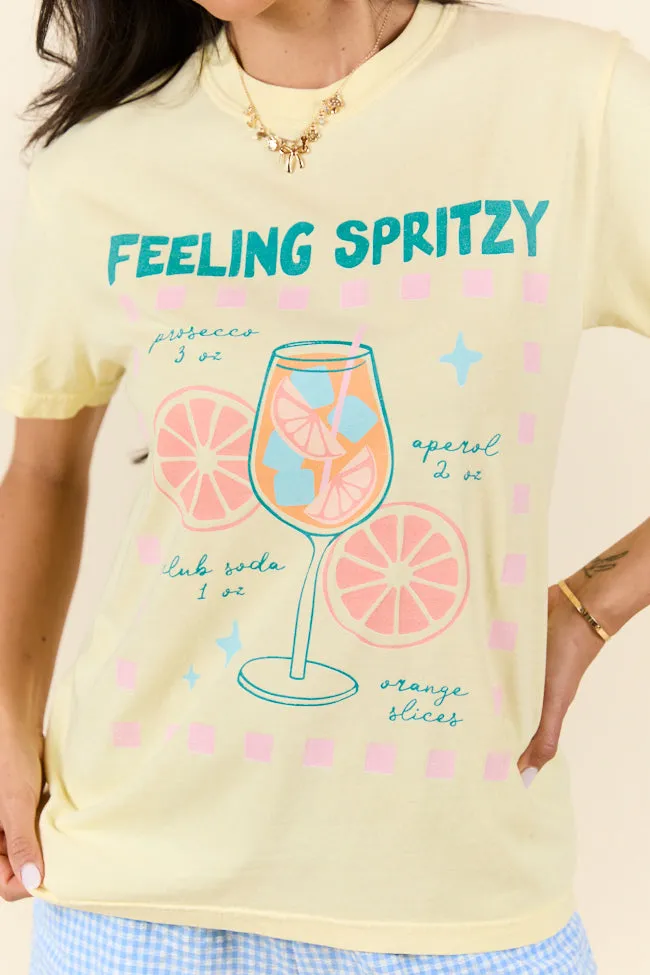 Feeling Spritzy Yellow Graphic Tee sold by Pink Lily product image thumbnail 2