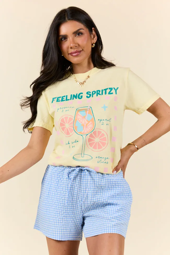 Feeling Spritzy Yellow Graphic Tee sold by Pink Lily product image thumbnail 3
