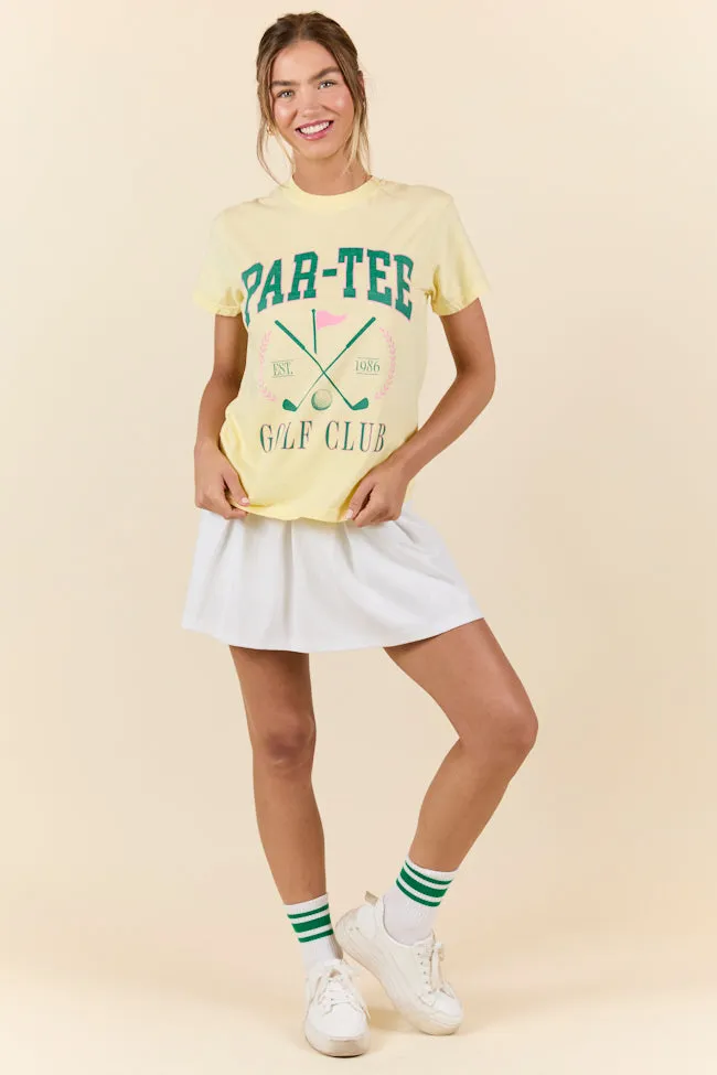 Par-Tee Golf Club Yellow Graphic Tee sold by Pink Lily product image thumbnail 3