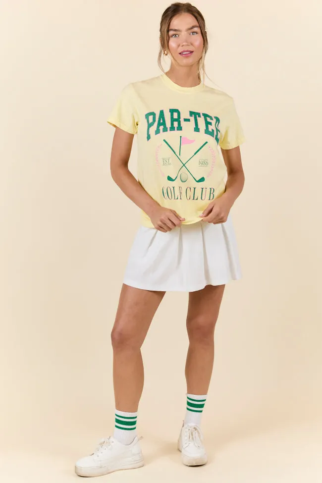 Par-Tee Golf Club Yellow Graphic Tee sold by Pink Lily product image thumbnail 4