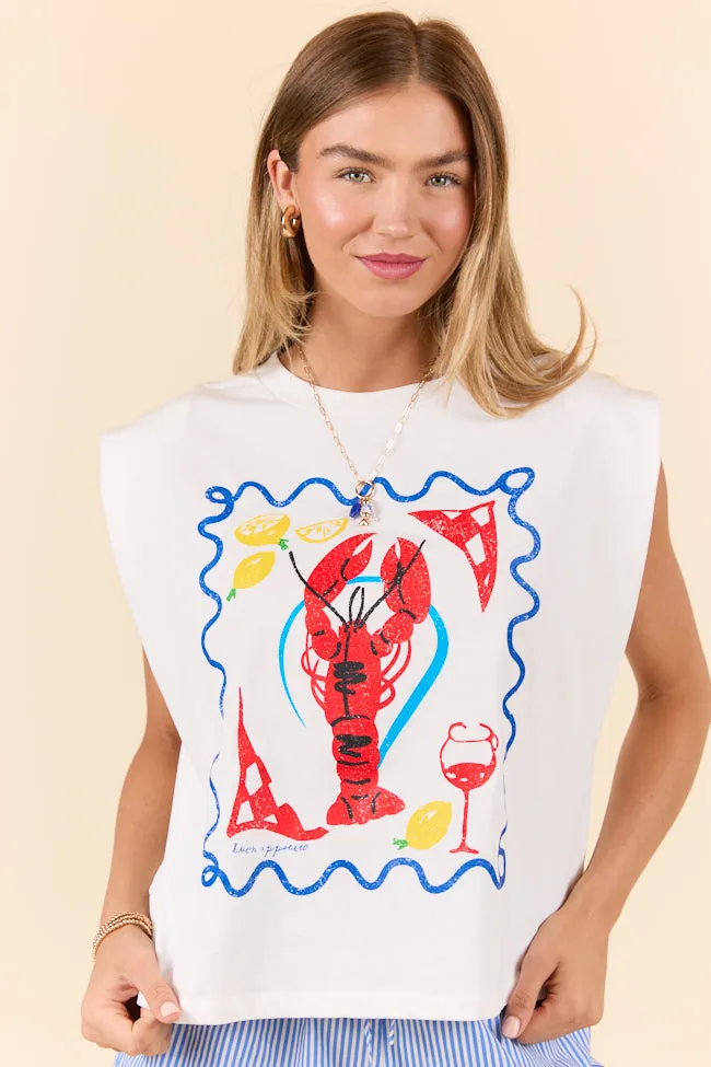 Lobster For Dinner Graphic Tee FINAL SALE sold by Pink Lily product image thumbnail 3
