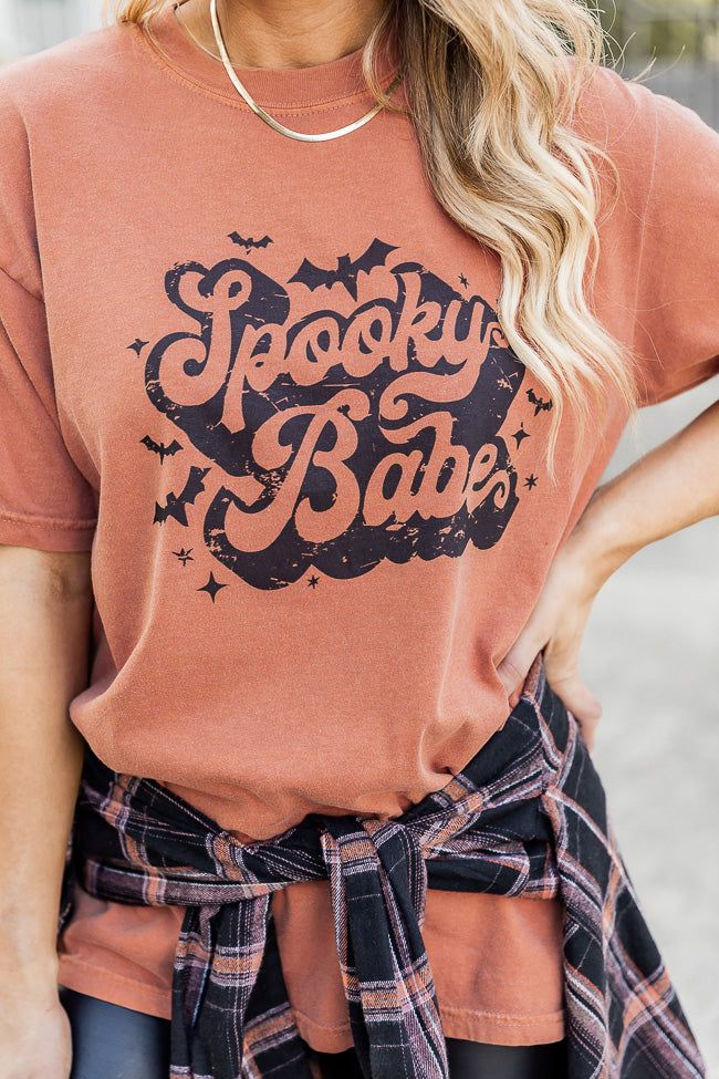 Spooky Babe Rust Graphic Tee SALE sold by Pink Lily product image thumbnail 3