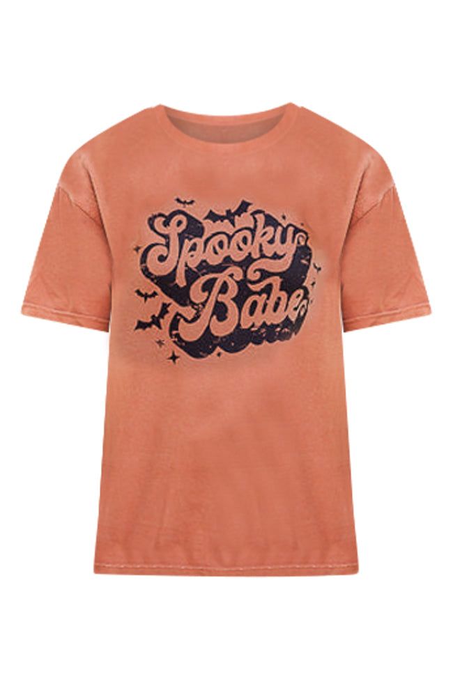 Spooky Babe Rust Graphic Tee SALE sold by Pink Lily product image thumbnail 4