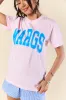 Margs Light Pink Graphic Tee SALE sold by Pink Lily
