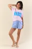 Margs Light Pink Graphic Tee SALE sold by Pink Lily