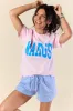 Margs Light Pink Graphic Tee SALE sold by Pink Lily