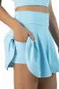 Head Start Light Blue Pleated Active Skort sold by Pink Lily