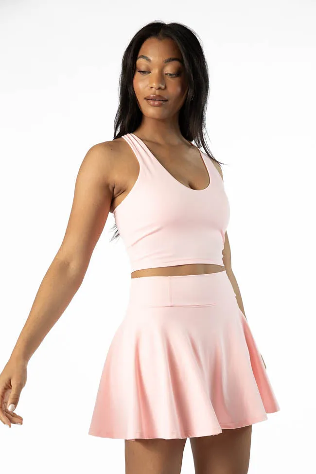 Head Start Light Pink Pleated Active Skort SALE sold by Pink Lily product image thumbnail 2