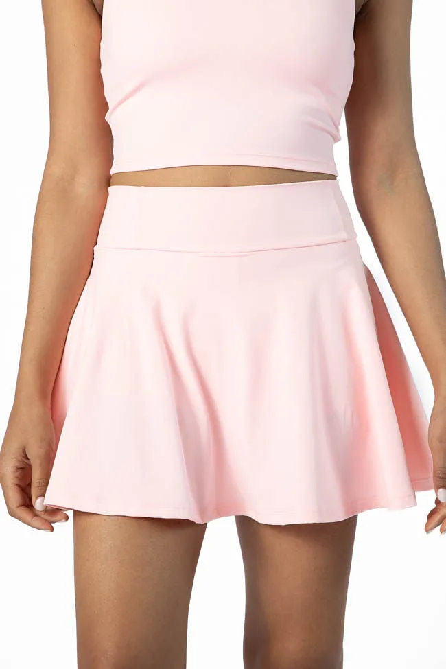 Head Start Light Pink Pleated Active Skort SALE sold by Pink Lily