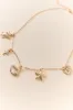 Under The Sea Gold Charm Necklace sold by Pink Lily