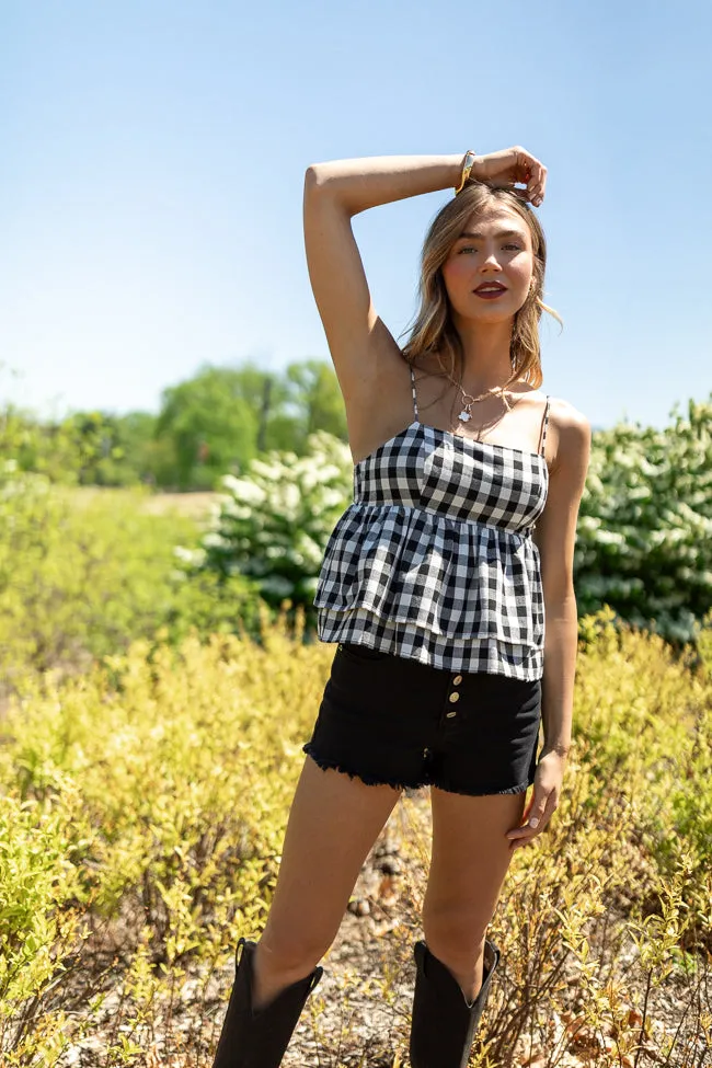 Gingham Grace Black Tank SALE sold by Pink Lily product image thumbnail 2