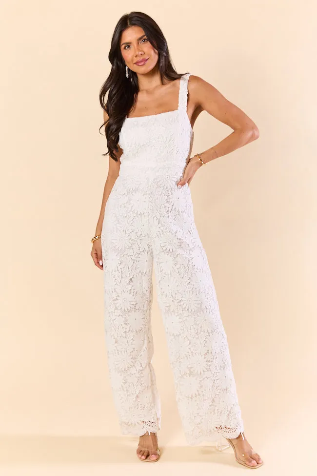 Pure Elegance White Lace Jumpsuit FINAL SALE sold by Pink Lily product image thumbnail 2