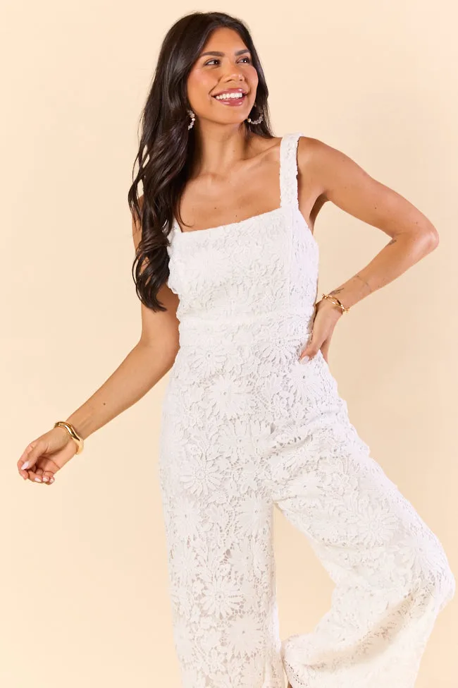 Pure Elegance White Lace Jumpsuit FINAL SALE sold by Pink Lily product image thumbnail 3