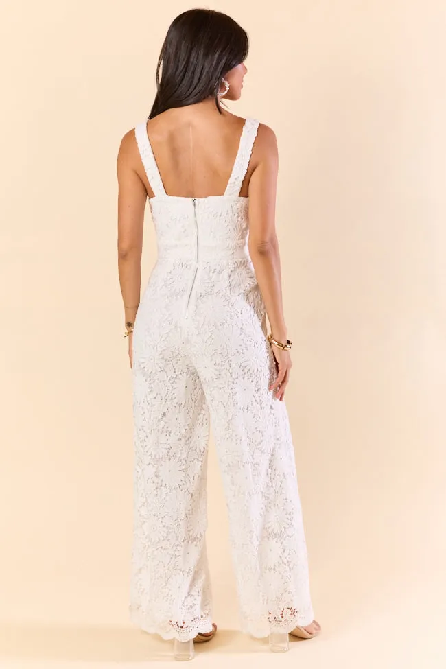 Pure Elegance White Lace Jumpsuit FINAL SALE sold by Pink Lily product image thumbnail 5