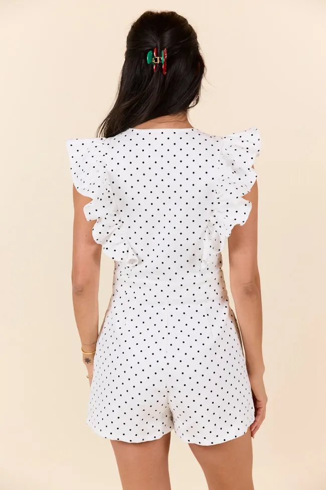 Dot The I Polka Dot Romper FINAL SALE sold by Pink Lily product image thumbnail 5