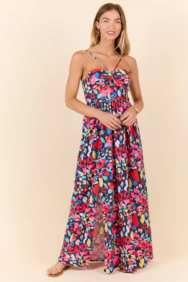 Keep It Floral Navy Printed Dress sold by Pink Lily product image thumbnail 2