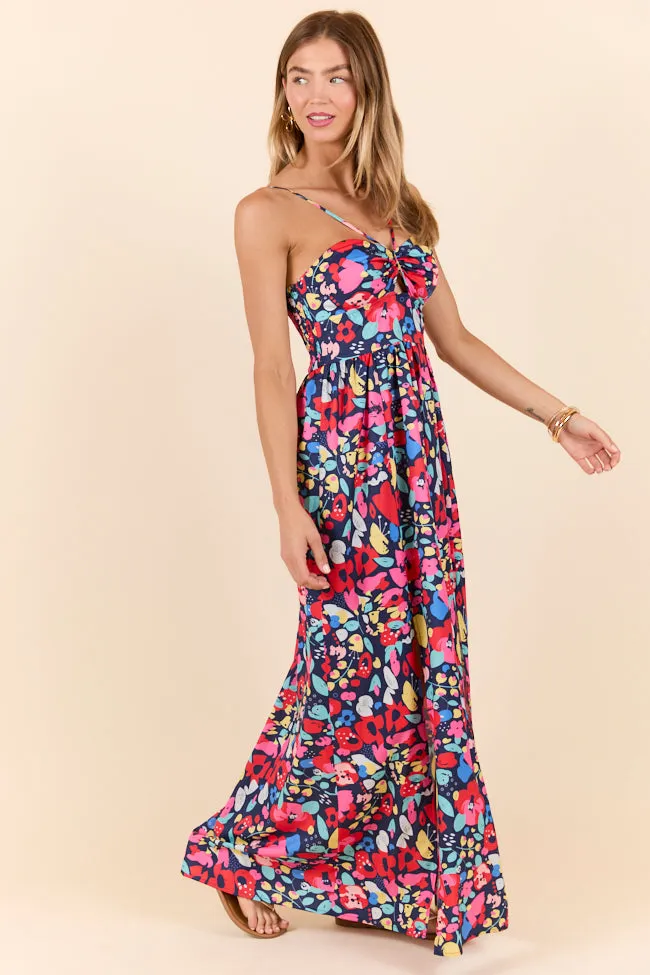 Keep It Floral Navy Printed Dress sold by Pink Lily product image thumbnail 5