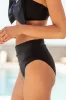 Knot So Salty Black Bikini Bottoms FINAL SALE sold by Pink Lily