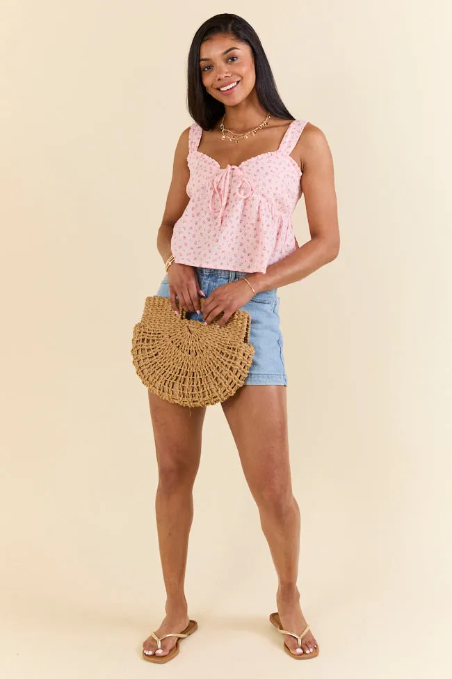 Floral Daydream Pink Floral Woven Tank FINAL SALE sold by Pink Lily product image thumbnail 3