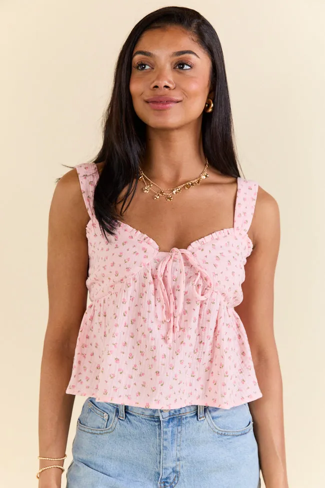 Floral Daydream Pink Floral Woven Tank FINAL SALE sold by Pink Lily product image thumbnail 5