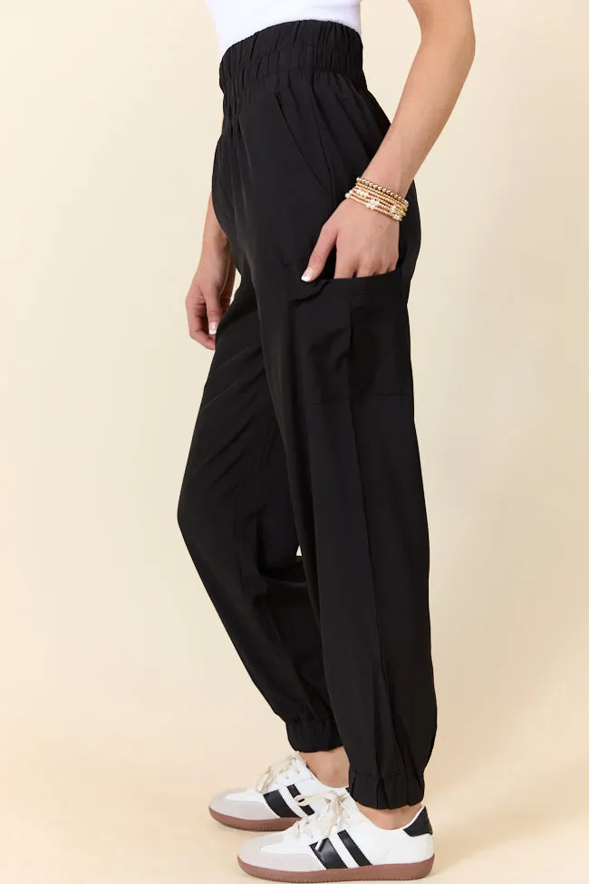 In Motion Black Cargo Active Pants FINAL SALE sold by Pink Lily product image thumbnail 3