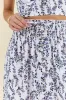 Always Been You Navy Floral Maxi Skirt sold by Pink Lily