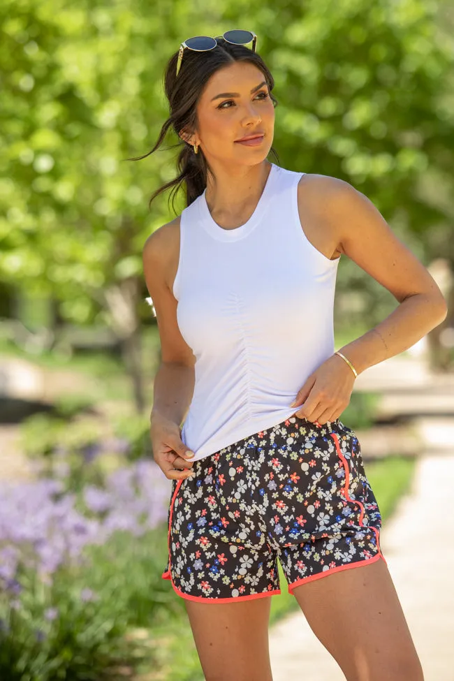 Inspired By You White Ruched Tank sold by Pink Lily