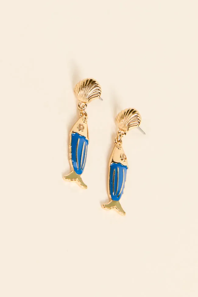 Blue Fish Earrings SALE sold by Pink Lily product image thumbnail 3