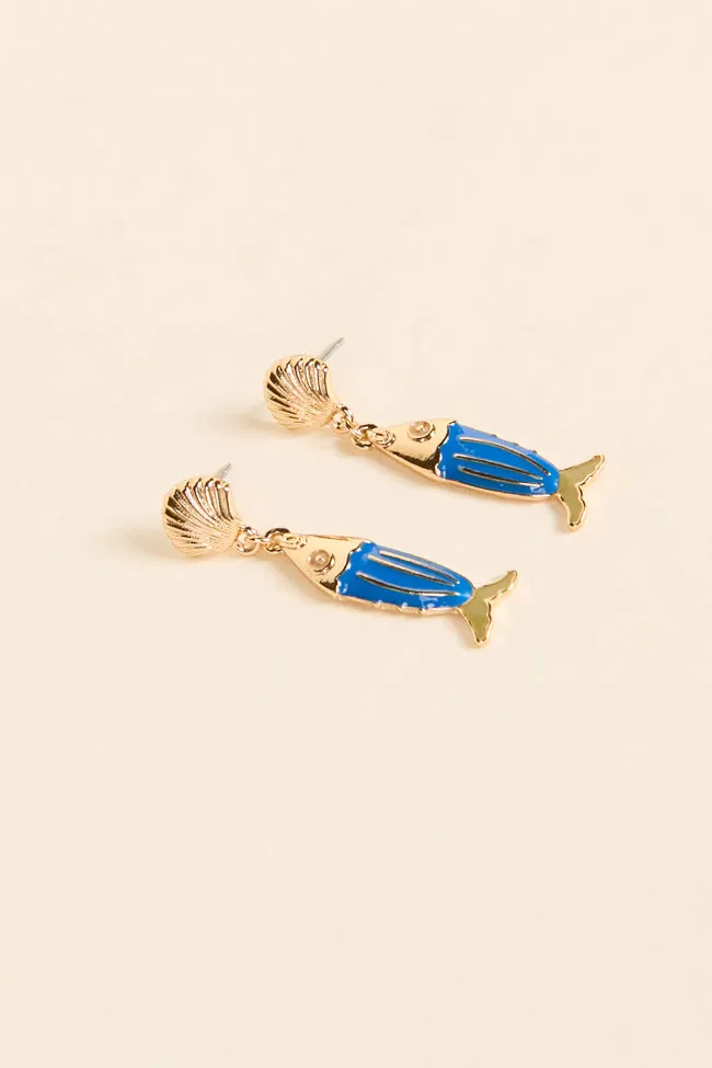 Blue Fish Earrings SALE sold by Pink Lily product image thumbnail 2